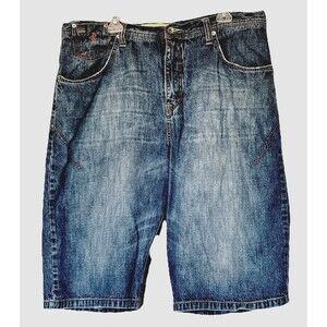 Rocawear Men’s Denim Shorts Size 40 Baggy Y2K Hip Hop Streetwear